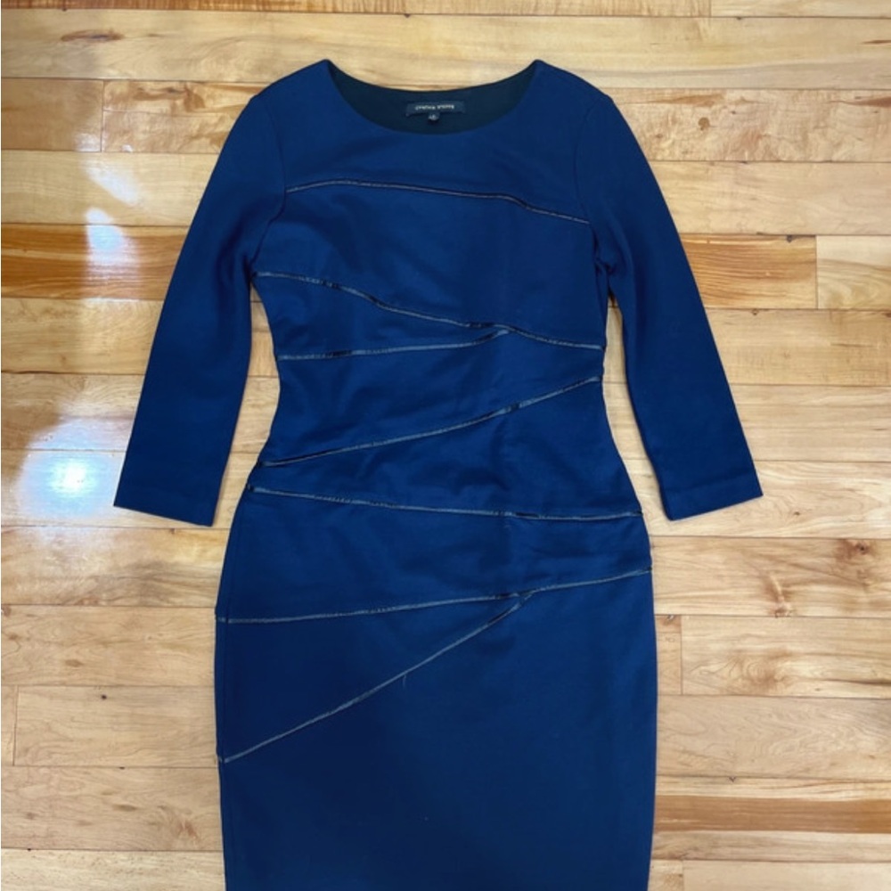 Elegant Blue Bodycon Dress